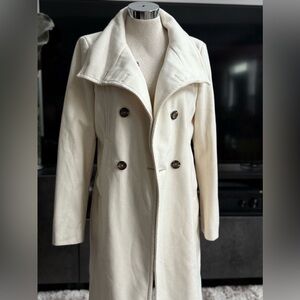 Vintage United Colors of Benetton Double Breasted Coat Made in Italy Sz 46